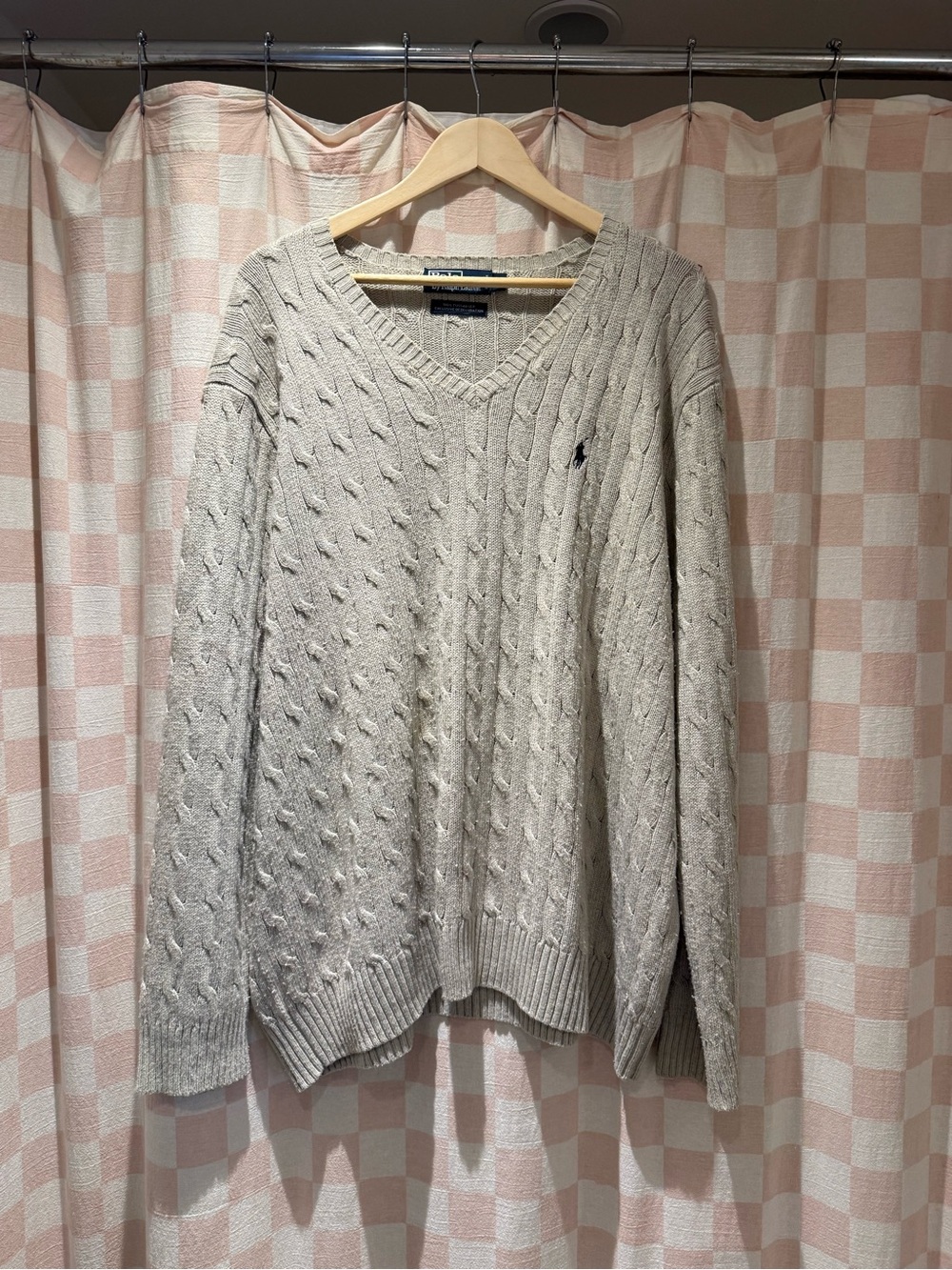 Vintage Polo Ralph Lauren 100% Silk Cable-Knit Sweater